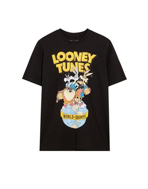 Camiseta De Manga Corta Looney Tunes