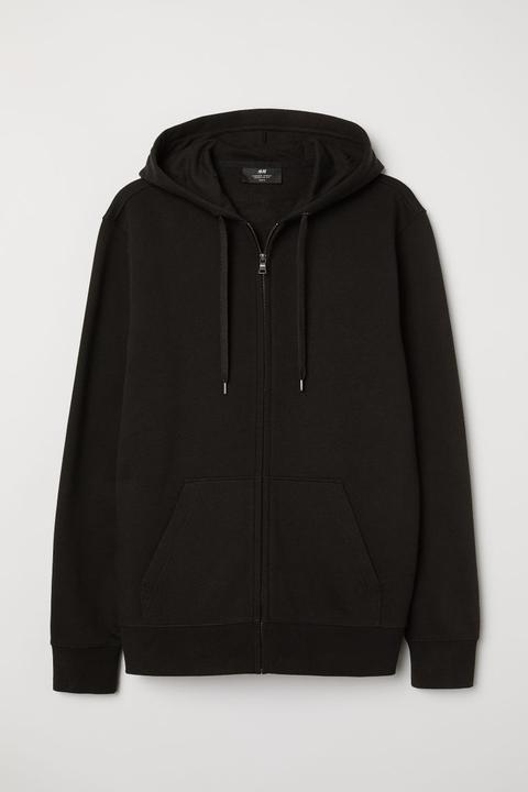 Sudadera Regular Fit - Negro