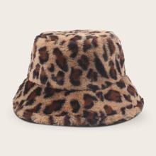 Sombrero Cubo Con Patrón De Leopardo