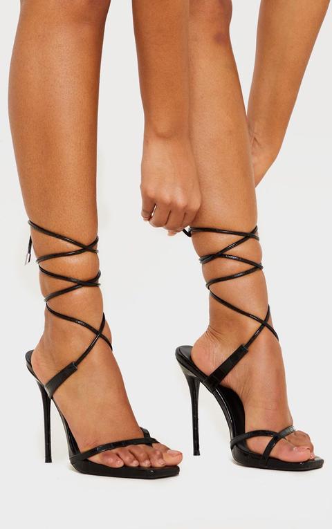 strappy thong heel