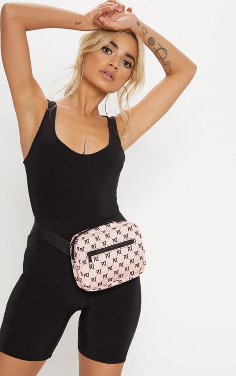 Prettylittlething Pink Logo Bum Bag