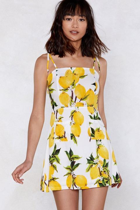 You're My Main Squeeze Lemon Dress