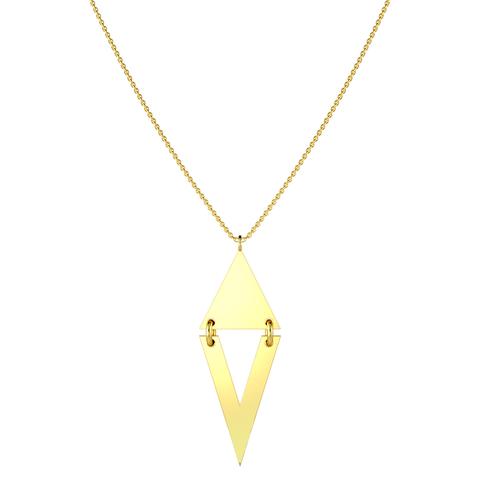 Double Triangle Necklace