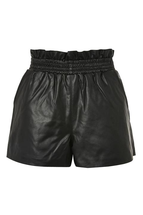 Pu Paperbag Shorts