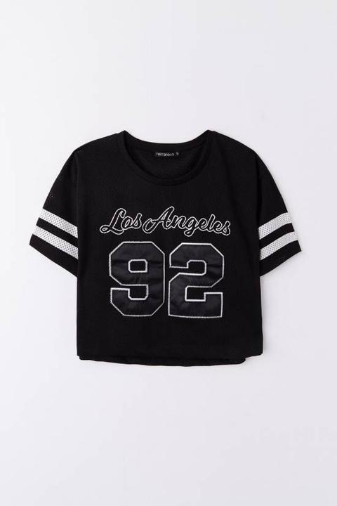 T-shirt Crop Rete