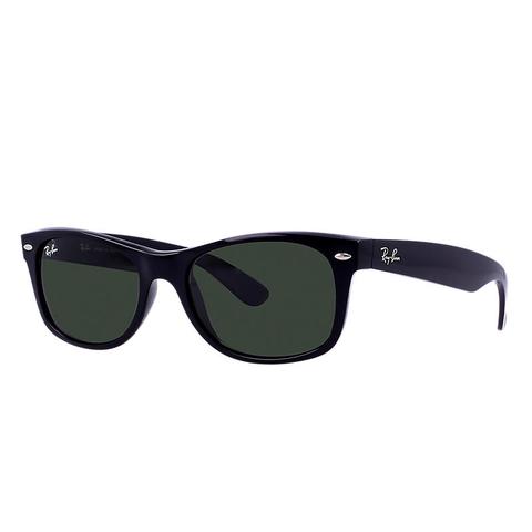 New Wayfarer Classic Unisex Sunglasses Gläser: Grün, Frame: Schwarz