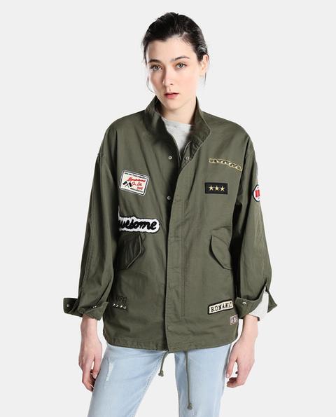 Green Coast - Parka Oversize De Mujer Con Parches from Corte 21 Buttons
