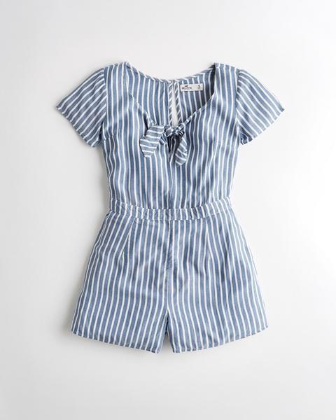 Girls Tie-front Romper from Hollister 