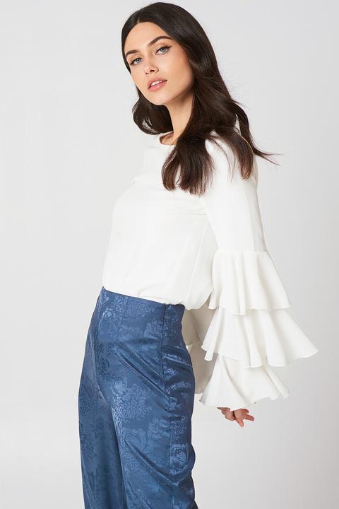 Triple Layer Flounce Blouse