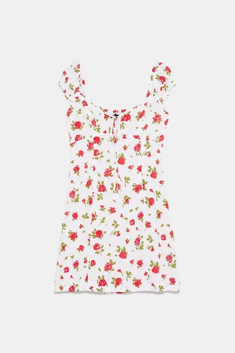 Vestido Estampado Rosas