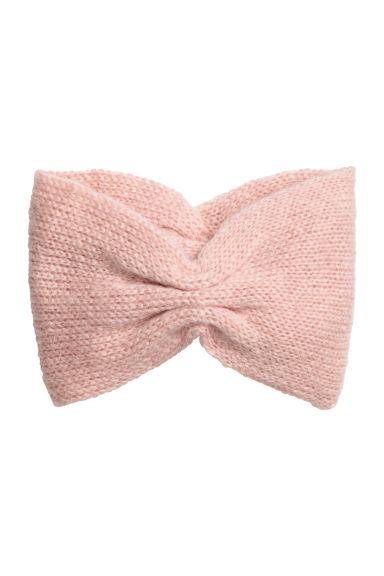 H & M - Fascia Capelli In Misto Mohair - Rosa