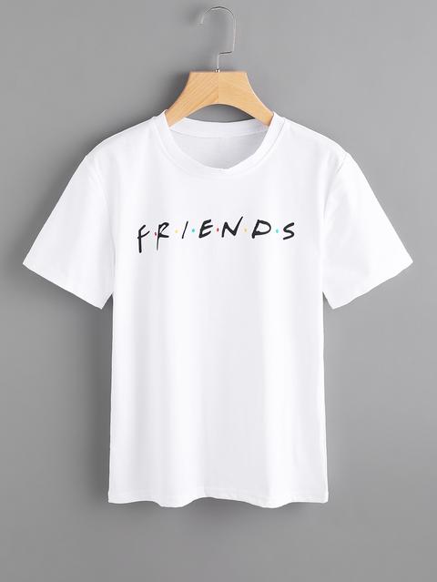 Letter Print Tee