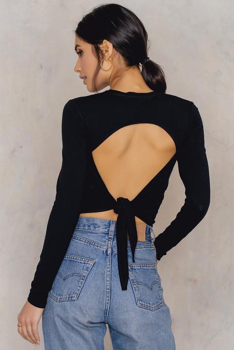 Tie Back Jersey Top