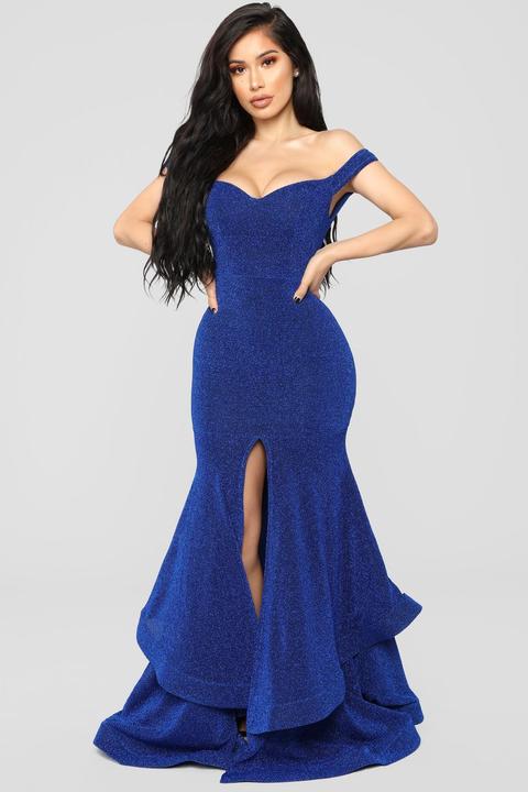 Fashion Nova Royal Blue Dress Sale, 53 ...