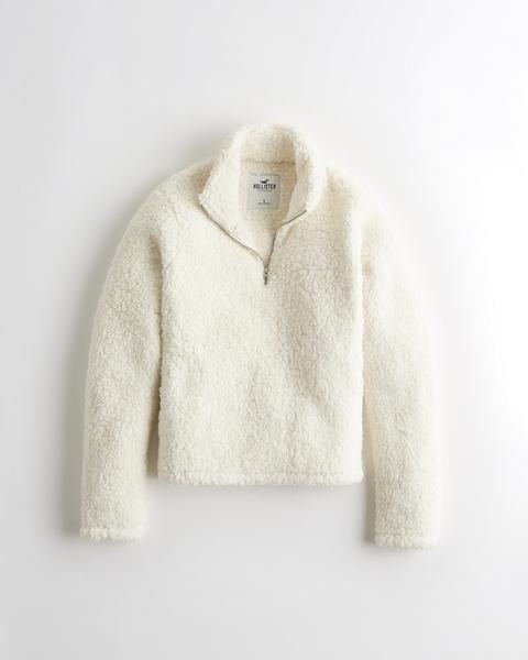 sherpa pullover hollister