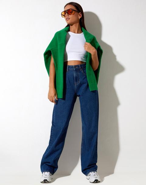 Parallel Jean In 90's Indigo