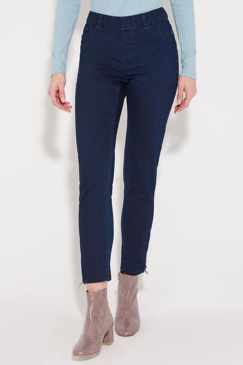 Jeggings Skinny Zip Fondo