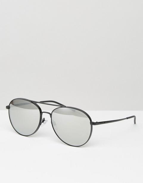 Gafas De Sol De Aviador Con Lentes De Espejo De Emporio Armani