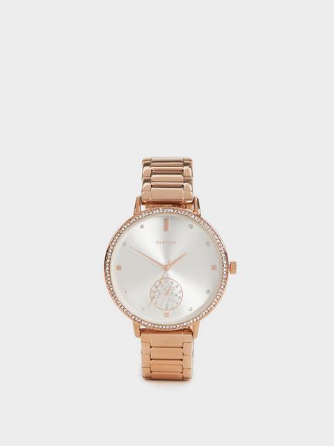 Reloj Correa De Acero Cristales