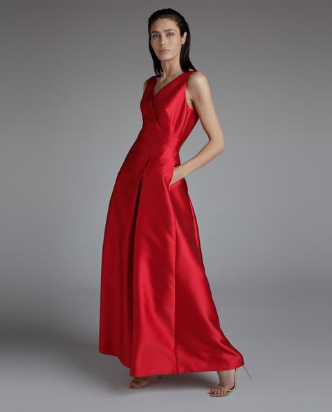 Woman Inglés - Vestido Largo Rojo from El Corte Ingles on 21 Buttons