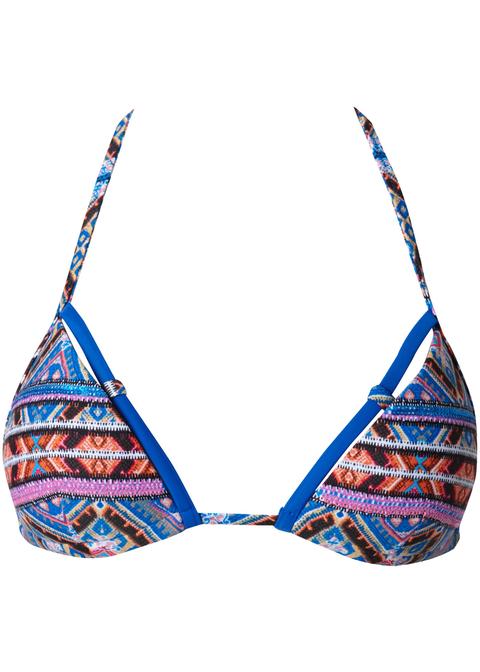 Alessia Batik Triangle Bikini Top
