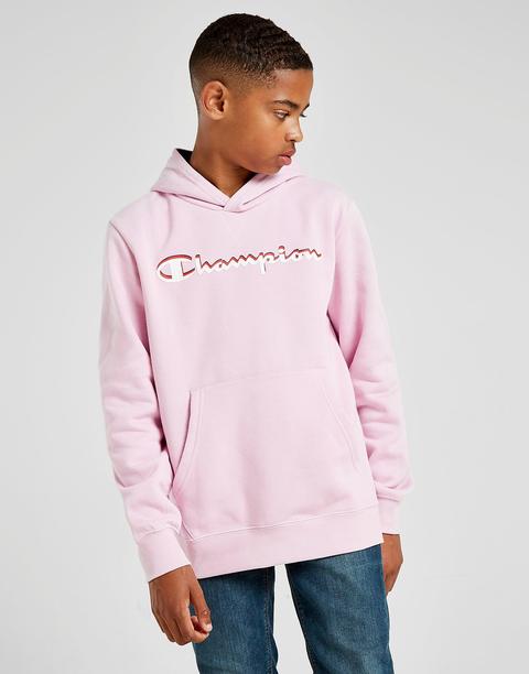 pink champion hoodie kids