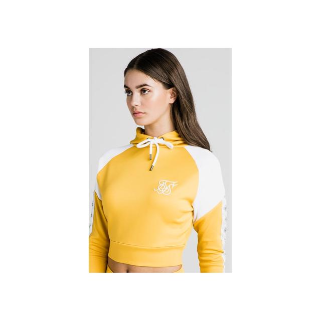 yellow sik silk hoodie