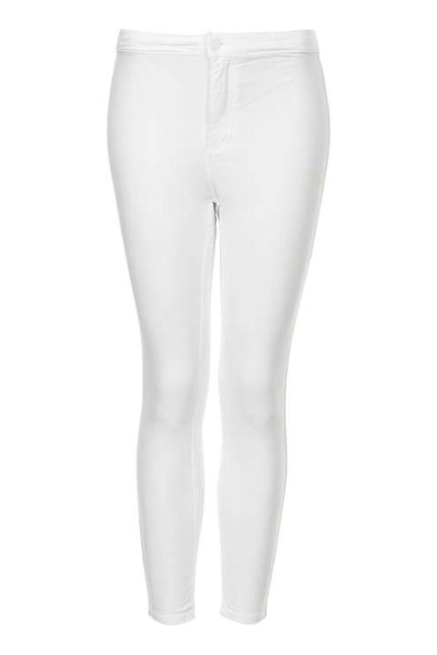 Petite Moto White Joni Jeans