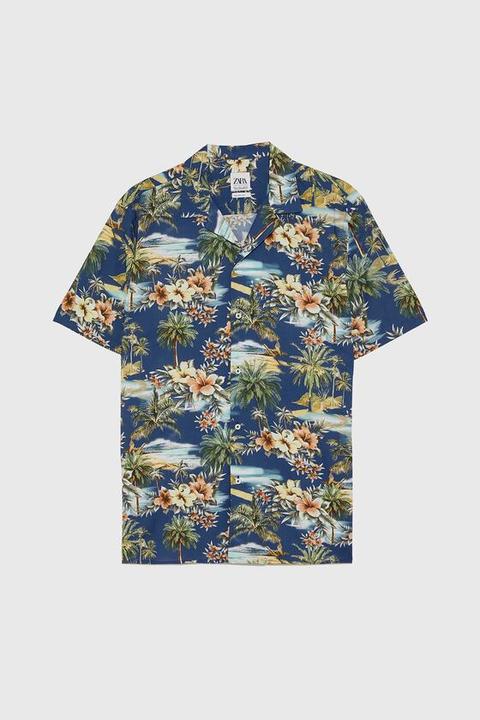 Camisa Estampado Tropical