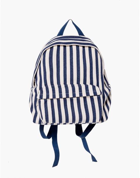 Mochila Rayas Marineras Azul