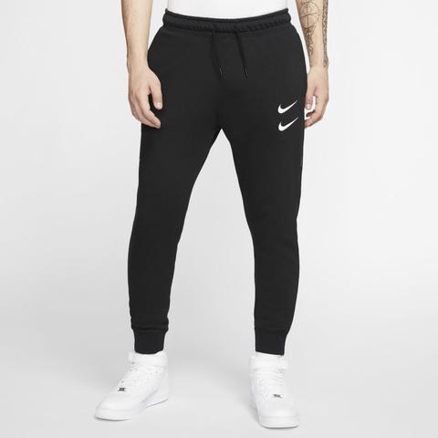 Nike Sportswear Swoosh Pantalón De Tejido French Terry - Hombre - Negro