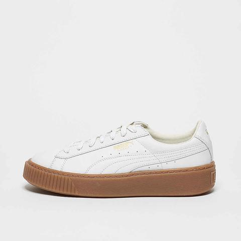 Schuh Basket Platform Core Puma White/puma White from Snipes on 21 Buttons
