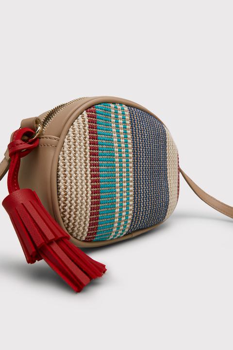 Bolso Bandolera Pompón