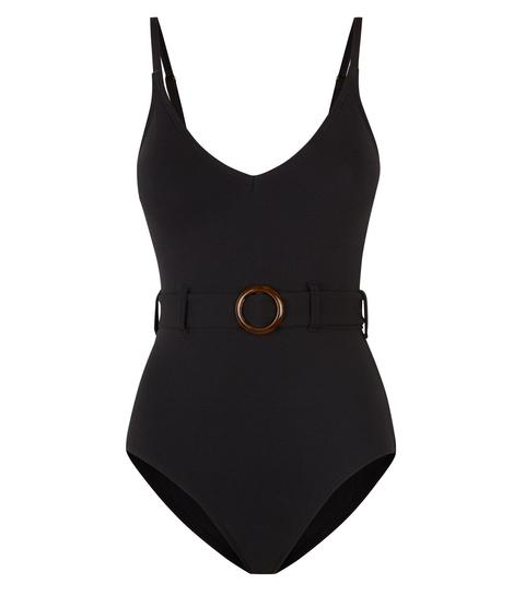 black swimsuit new look