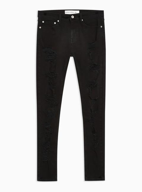 Black Super Spray On Jeans