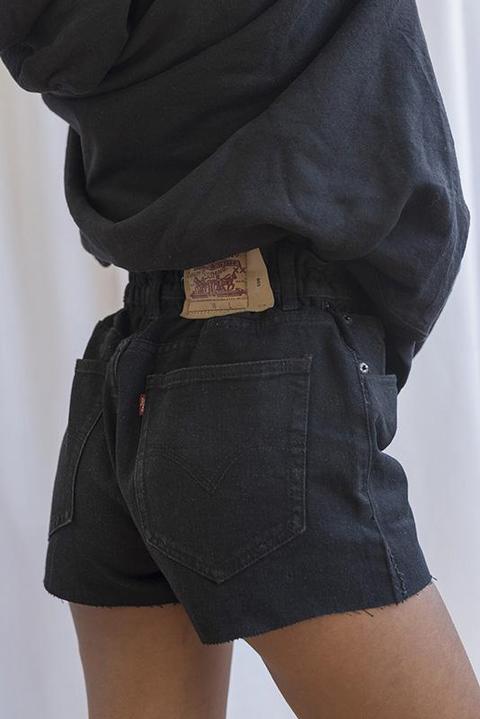 Short Levi's Vintage Authentic Black Oversized