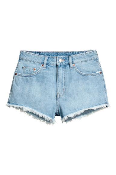 H & M - Shorts In Denim - Blu