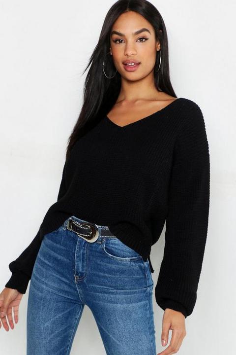 Tall V Neck Jumper