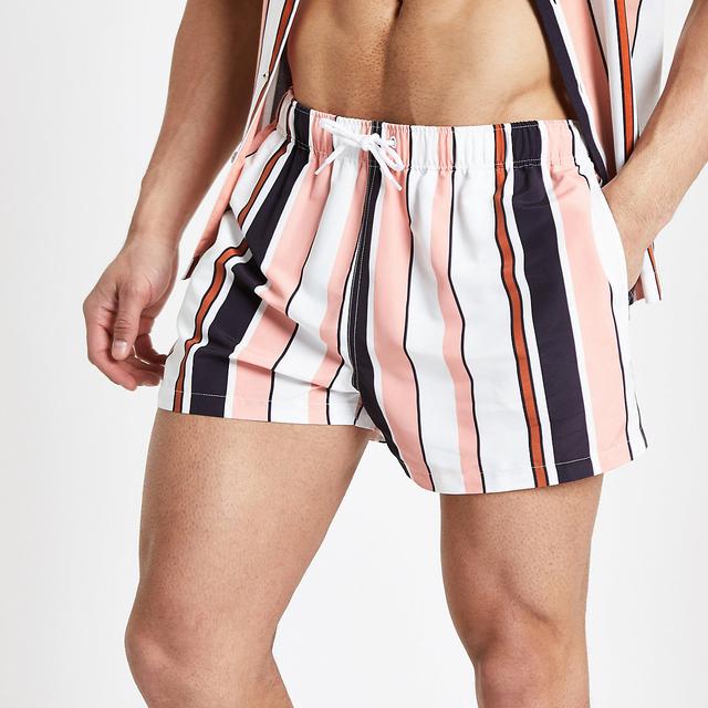 river island coral shorts