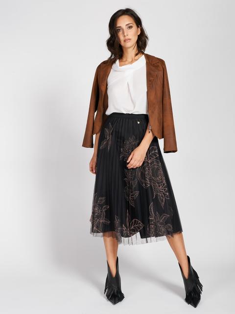 Rinascimento Blusa Smanicata In Georgette