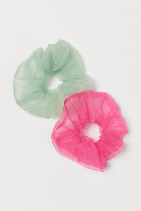 2-pack Large Scrunchies - Pink