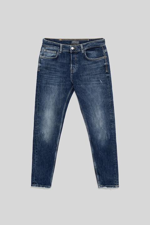 Denim Skinny Raw Edge