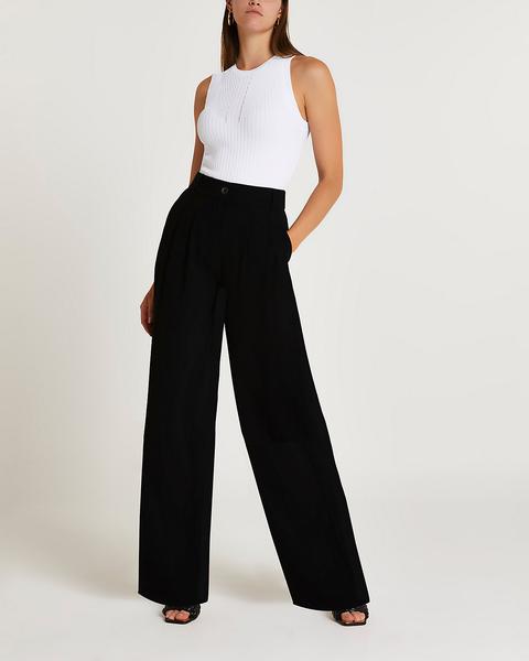 Black Wide Leg Trousers