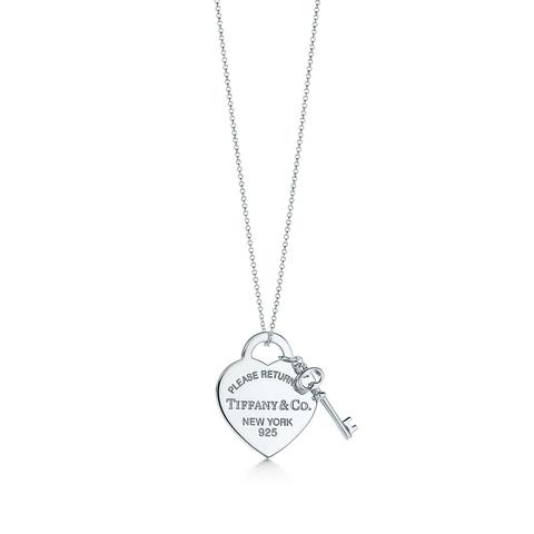 Return To Tiffany™ Heart Tag With Key Pendant