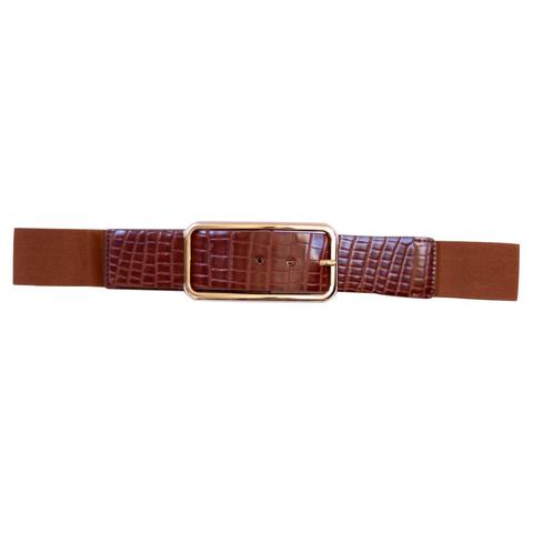 Ceinture Boucle En Simili Cuir Python Aurelle