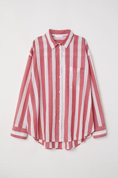 H & M - Camicia Oversize - Rosso