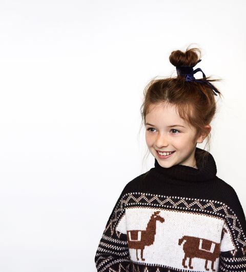 Jersey Jacquard Llamas