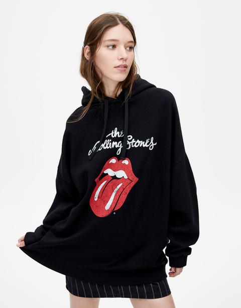 Sudadera The Rolling Stones Capucha from Pull and Bear on 21 Buttons