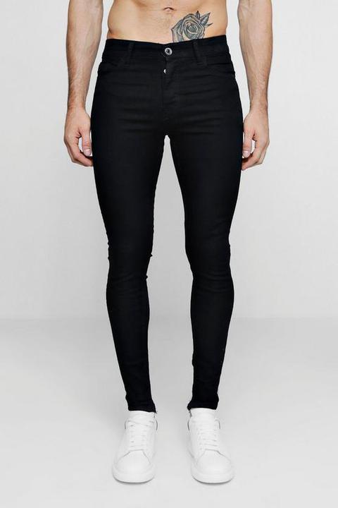 Spray On Skinny Black Denim Jeans