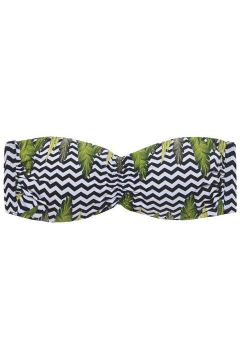 Bikini Fascia Imbottita Banano Chevron